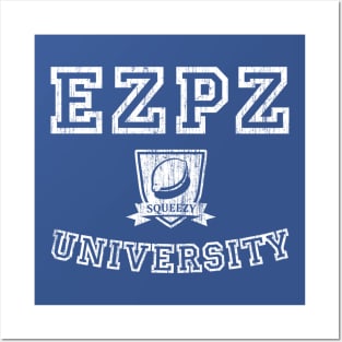 EZPZ Campus Logo Faded Look Posters and Art